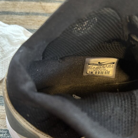 Nike Mens Hyperdunk 2012 White Black Basketball Shoe Size 11.5 524934-104 - Picture 4 of 5